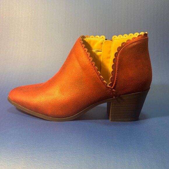 TESSA CUTOUT BOOTIE IN VEGAN LEATHER - Picture 2 of 8